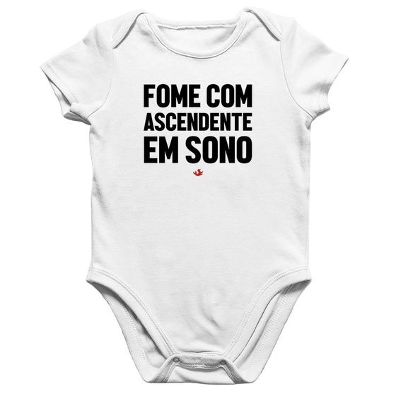 Body Bebê Algodão Fome com ascendente em sono - Foca na Moda Imagem de Body Bebê Algodão Fome com ascendente em sono - Foca na Moda
