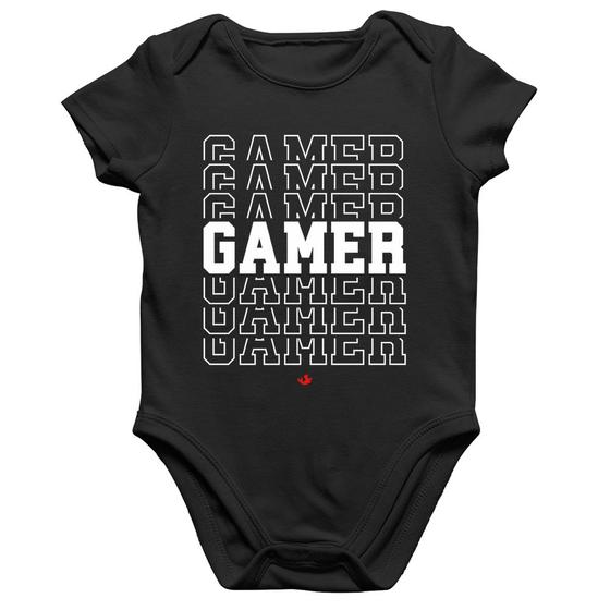 Imagem de Body Bebê Algodão Gamer - Foca na Moda