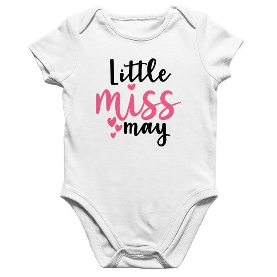 Imagem de Body Bebê Algodão Little miss may - Foca na Moda