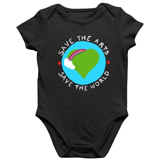 Imagem de Body Bebê Algodão Save The Arts Save The World - Foca na Moda