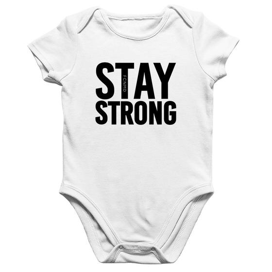 Imagem de Body Bebê Algodão Stay Strong - Foca na Moda