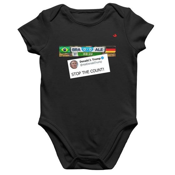 Imagem de Body Bebê Algodão Stop the Count 7x1 - Foca na Moda