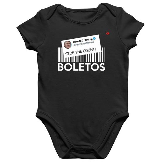 Imagem de Body Bebê Algodão Stop the Count Boletos - Foca na Moda