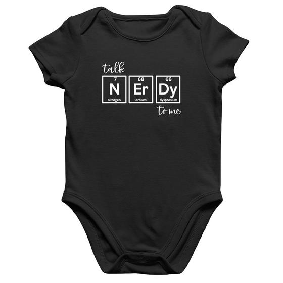 Imagem de Body Bebê Algodão Talk Nerdy To Me - Foca na Moda