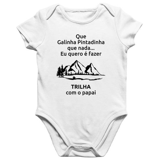 Imagem de Body Bebê Algodão Trilha com o papai Trekking - Foca na Moda