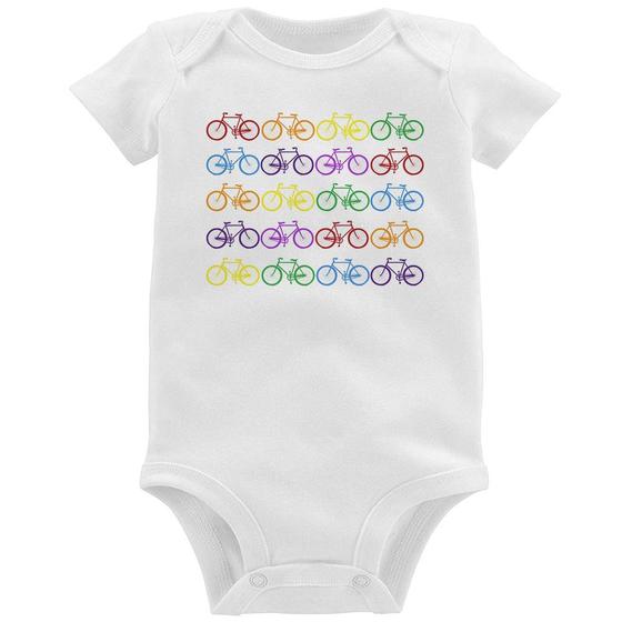 Imagem de Body Bebê Bicicletas Coloridas - Foca na Moda