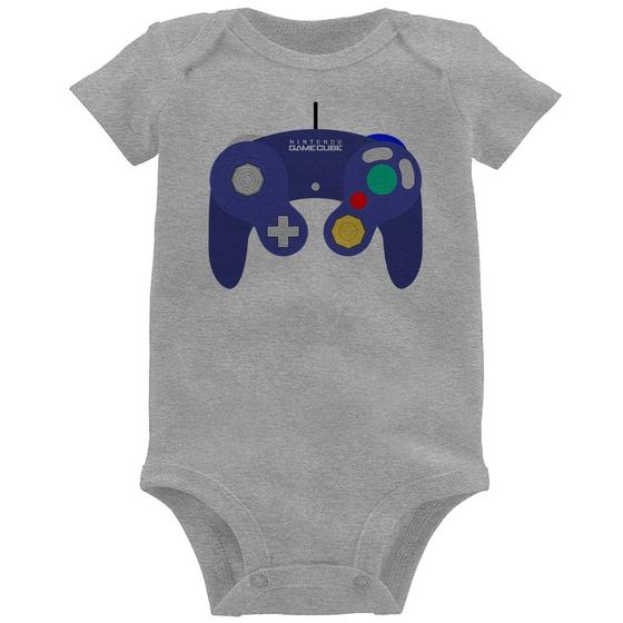 Imagem de Body Bebê Controle Retrô Vídeo Game Gamepad - Foca na Moda