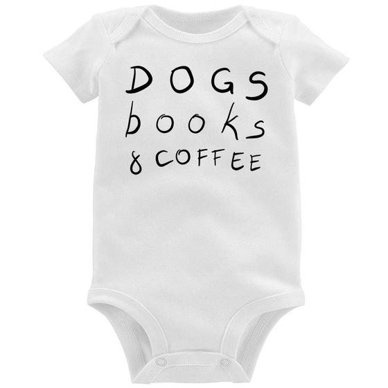 Imagem de Body Bebê Dogs Books and Coffee - Foca na Moda