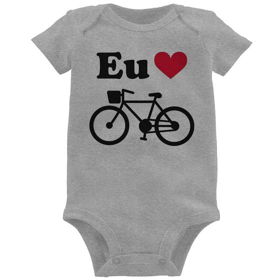 Imagem de Body Bebê Eu Amo Bicicleta - Foca na Moda