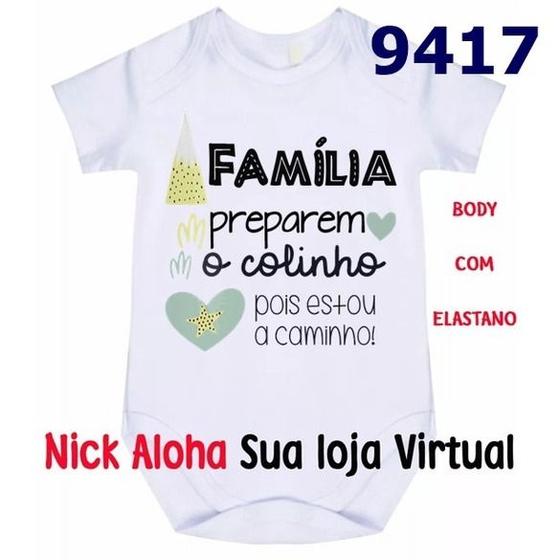 Imagem de Body bebê família preparem o colinho anunciar gravidez cód 9417