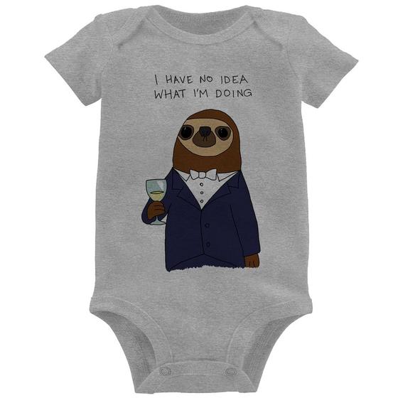 Imagem de Body Bebê I have no idea what I am doing - Foca na Moda