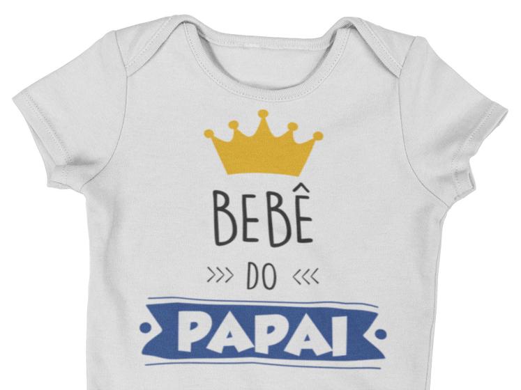 Imagem de Body Bebê Infantil Bebê do Papai Branca