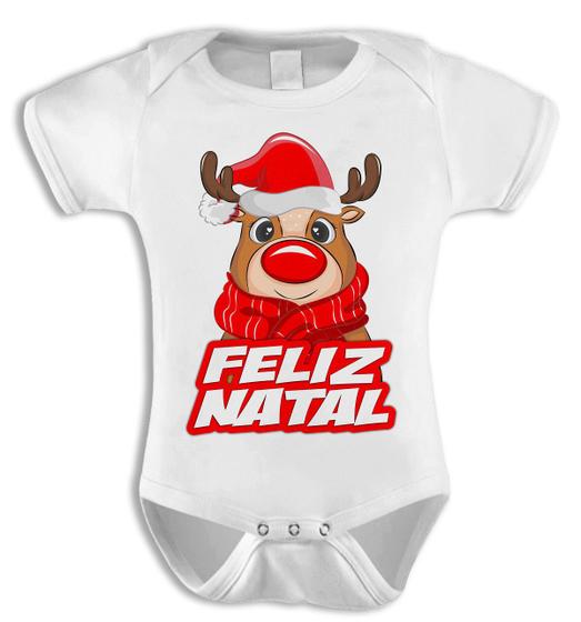 Imagem de Body bebe infantil feliz natal roupa de bebê natalina