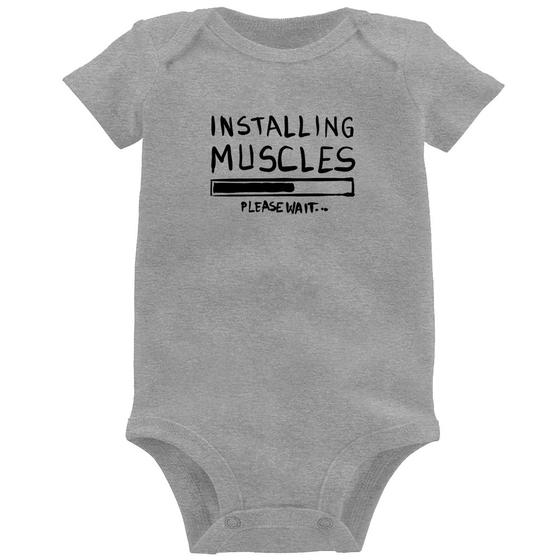Imagem de Body Bebê Installing Muscles - Foca na Moda