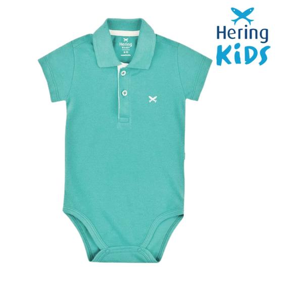 Imagem de Body Bebê Menino Gola Polo Hering Kids 18 a 24 meses (XXG)