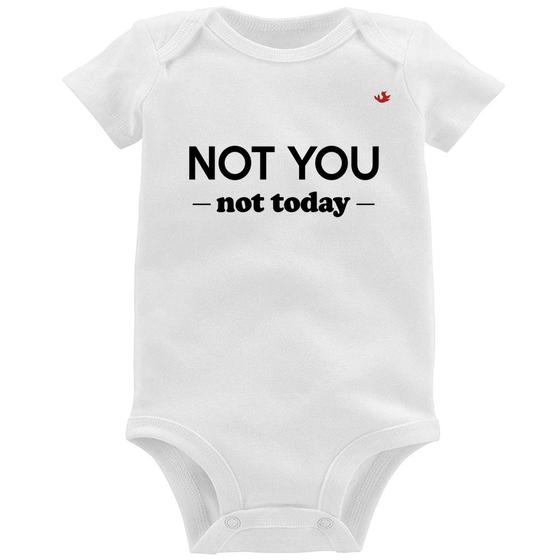 Imagem de Body Bebê Not you, not today - Foca na Moda