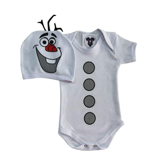 Imagem de Body Bebe Olaf + Touca - Mesversário