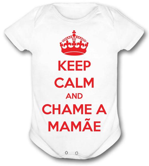 Imagem de Body bebê personalizado keep calm and chame a mamãe novo