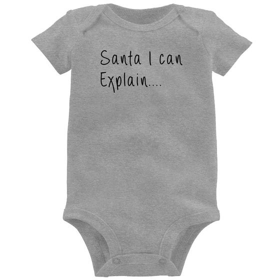 Imagem de Body Bebê Santa I can explain - Foca na Moda