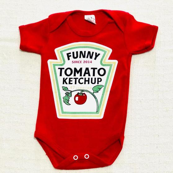 Imagem de Body Bebê Temático Ketchup