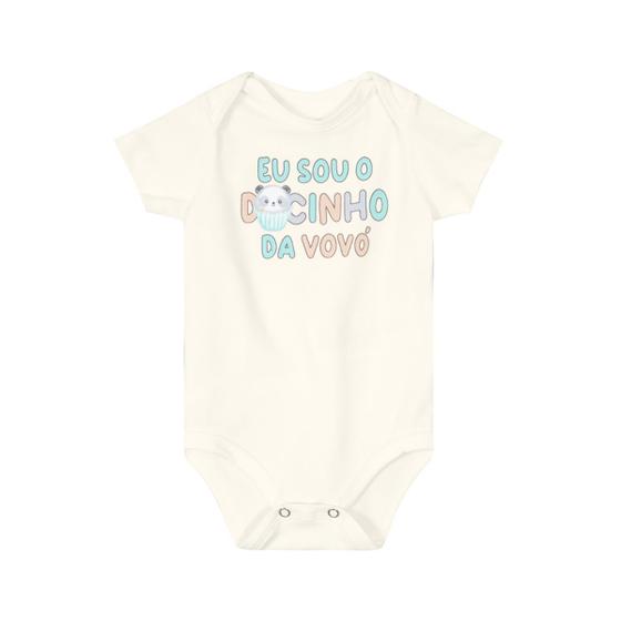 Imagem de Body bebê unissex em cotton Brandili baby