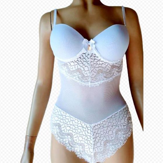 Body/bore Feminino C/ Bojo Renda Tule Linha Sensual 539 Dornelas Menor preço em Body/bore Feminino C/ Bojo Renda Tule Linha Sensual 539 Dornelas
