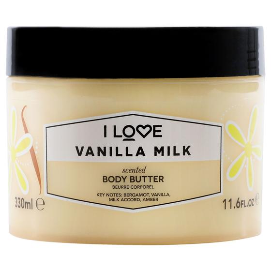 Imagem de Body Butter I Love Cosmetics com aroma de baunilha 340ml para mulheres