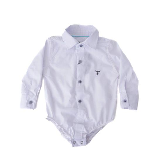 Imagem de Body Camisa Infantil Manga Longa Texas Farm - Biml001 - Branco