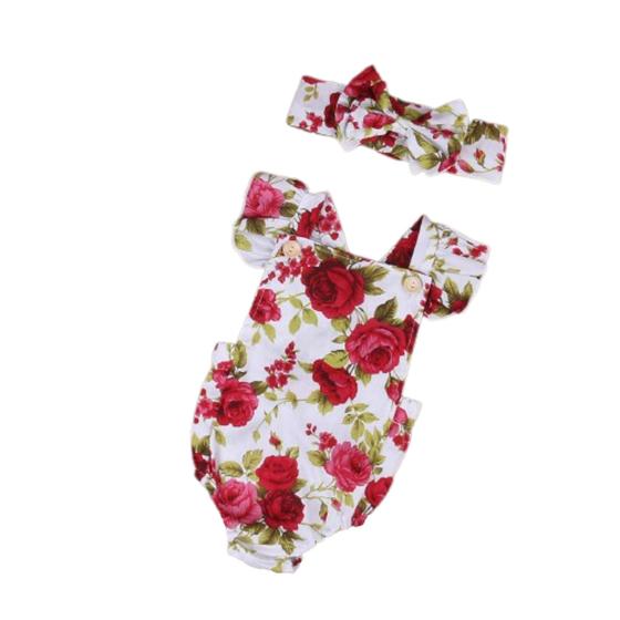 Imagem de Body De Bebê Infantil Blogueira Estampado De Flores Florido COD.000460