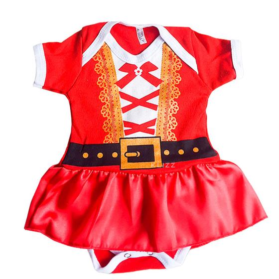 Body de Bebê Meu Primeiro Natal Baby Menina Mamãe Noel Menor preço em Body de Bebê Meu Primeiro Natal Baby Menina Mamãe Noel