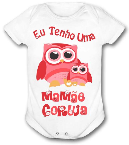 Imagem de Body de bebê personalizado eu tenho uma mamãe coruja