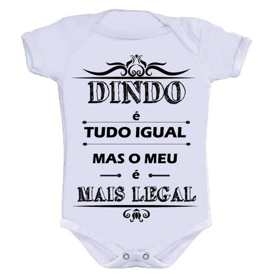Body Divertido - Dindo Tudo Igual M Menor preço em Body Divertido - Dindo Tudo Igual M