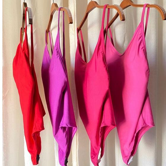 Imagem de Body feminino cavado alça fina