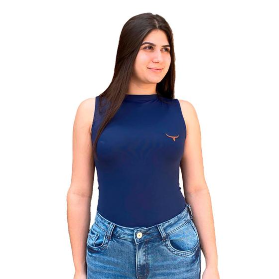 Imagem de Body Feminino Manga Curta Country UV 50+ Liso Moiadeiros Original