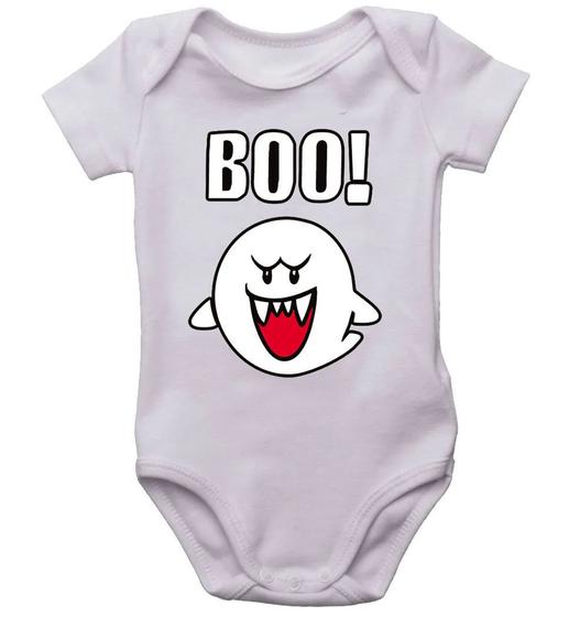 Imagem de Body infantil boo! mario bros video game bodi bebê bori