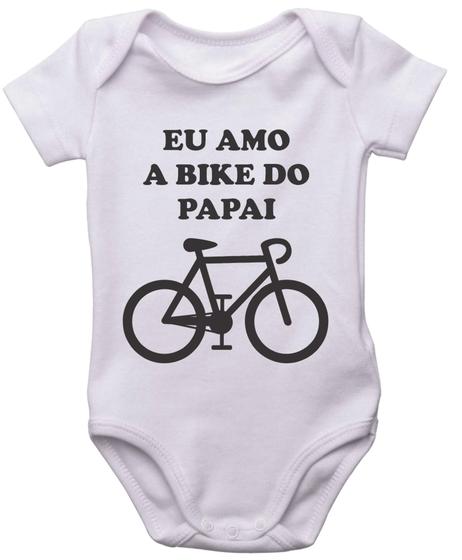Imagem de Body Infantil Eu Amo A Bike do Papai