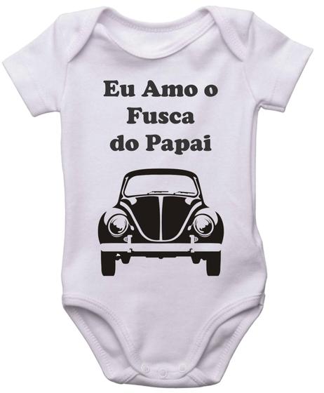 Imagem de Body Infantil Eu Amo o Fusca do Papai