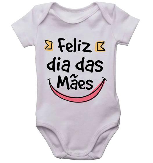 Imagem de Body infantil feliz dia das mães roupinha de bebê bori neném