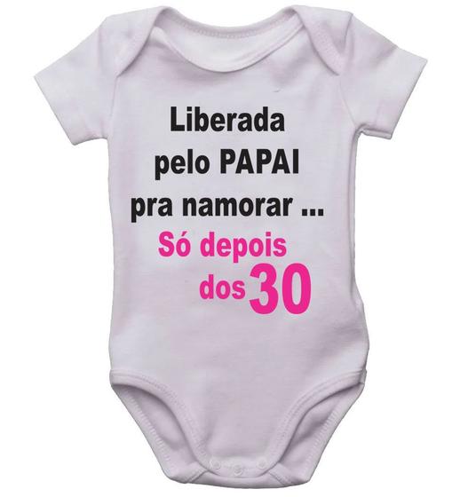 Imagem de Body infantil liberada para namorar só depois dos 30 bebê