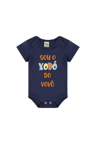 Imagem de Body Infantil Menino Sou o Xodó do Vovô Azul Marinho - Didiene