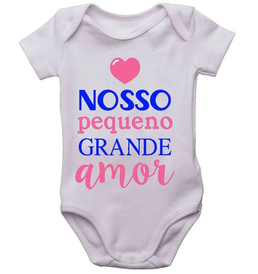 Imagem de Body infantil nosso pequeno grande amor bodi bori bebê