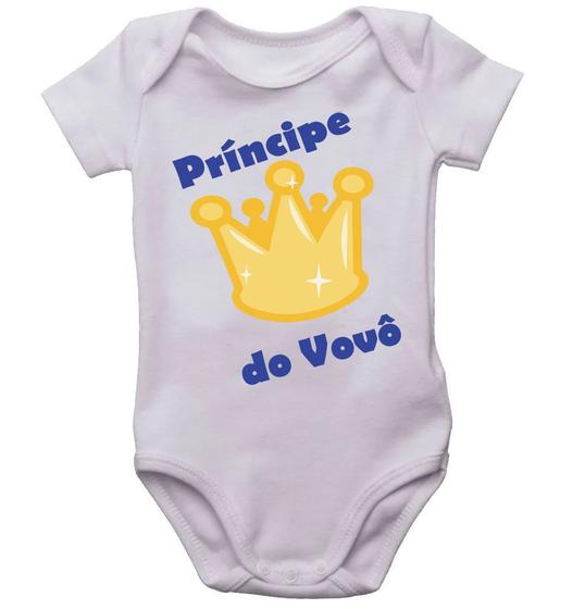 Imagem de Body infantil príncipe da vovó roupinha de bebê bori neném