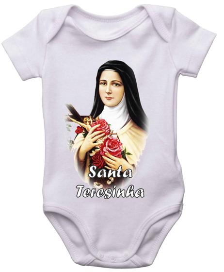 Body Infantil Santa Teresinha Religiosa - Web Print Estamparia Imagem de Body Infantil Santa Teresinha Religiosa