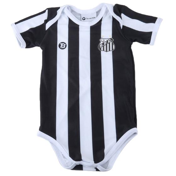 Imagem de Body Infantil Torcida baby Santos Proteção Solar FPU 50+