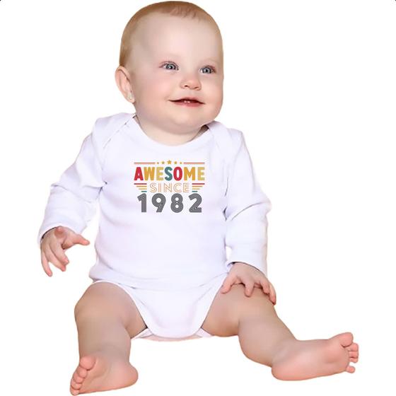 Imagem de Body intantil Awesome since 1982