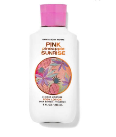 Imagem de Body lotion pink pineapple sunrise bath body works