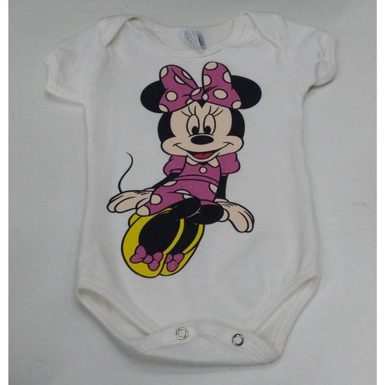 Imagem de Body Macacão Bodie Infantil Para Bebê Minnie Mouse Maj023 BRC