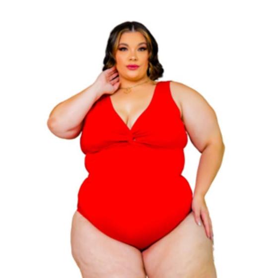 Imagem de Body Maio Feminino Costa Nua Alça Larga Moda Praia Plus Size