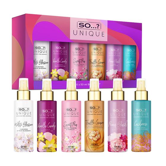 Imagem de Body Mist Set Então... Perfumes exclusivos para mulheres, 6 peças