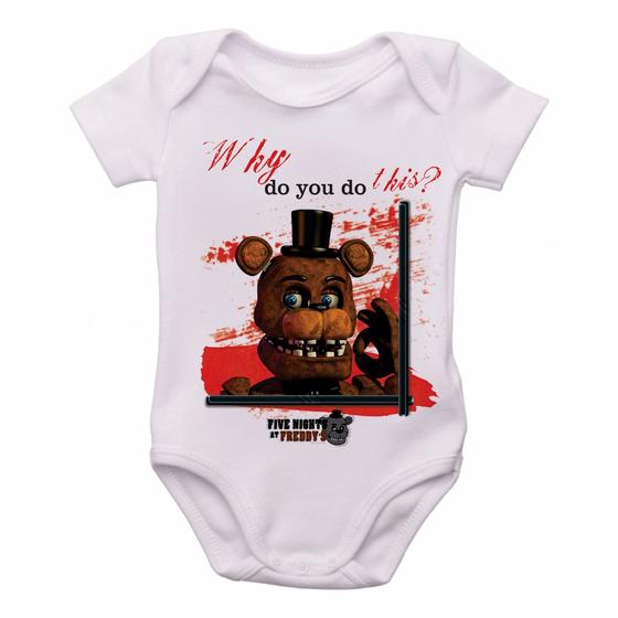 Imagem de body nenê criança roupa bebê Five Nights at Freddy's Toy Freddy